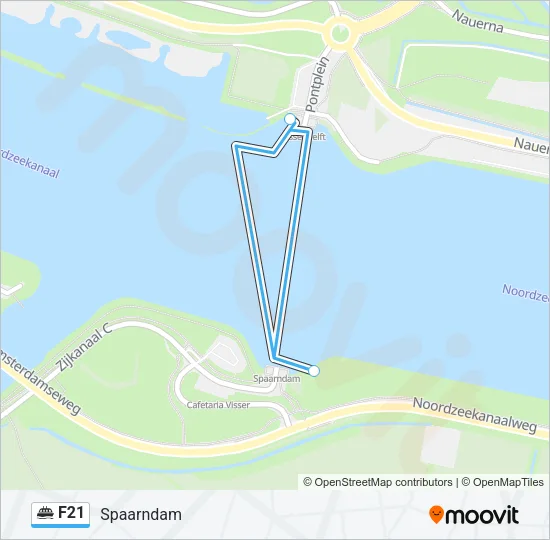 F21 Ferry Line Map