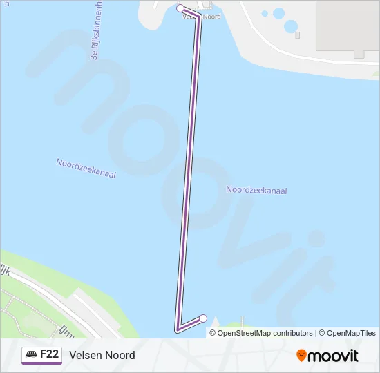 F22 Ferry Line Map