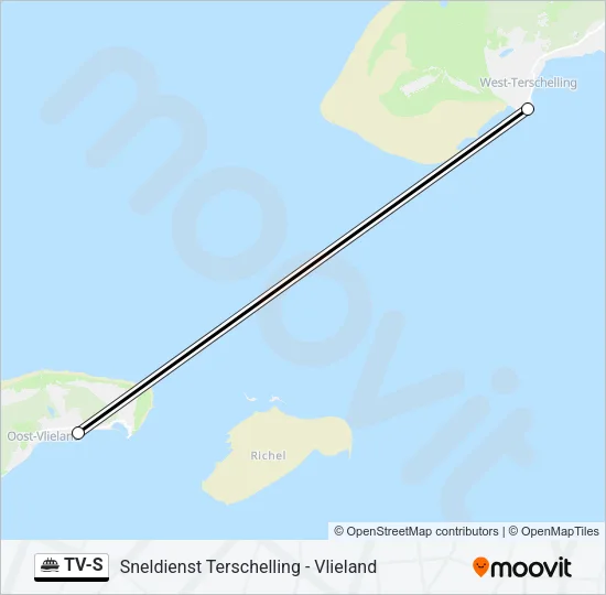TV-S Ferry Line Map