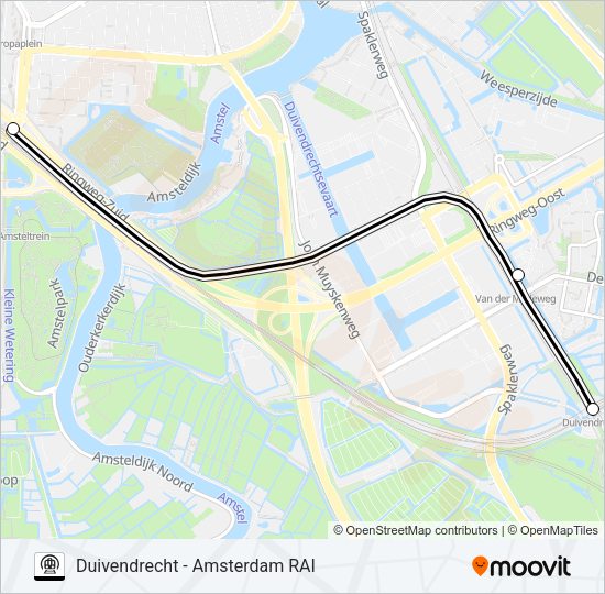 METRO IPV TREIN  Line Map