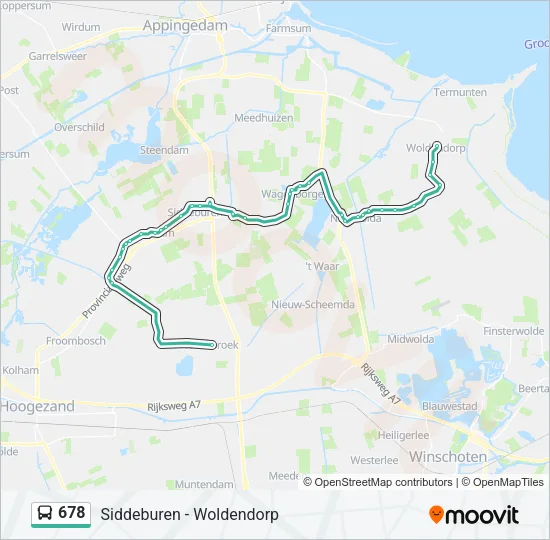 678 Bus Line Map