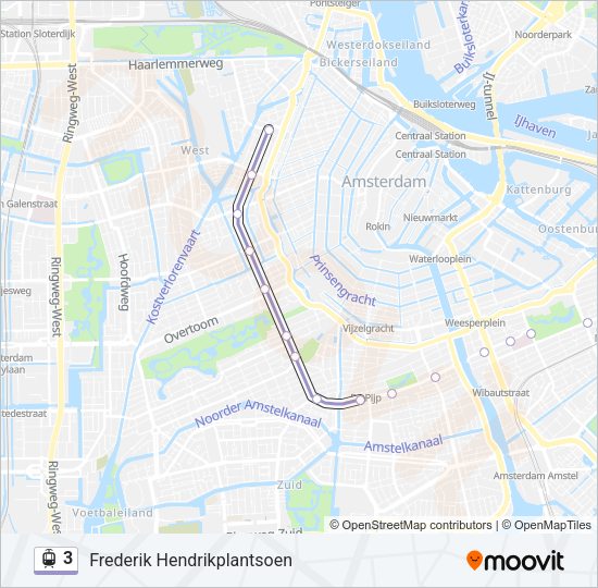 3 Light Rail Line Map