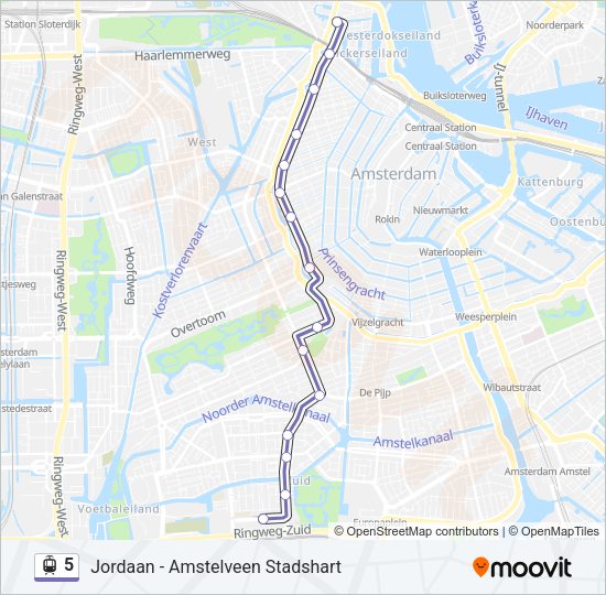 5 Light Rail Line Map