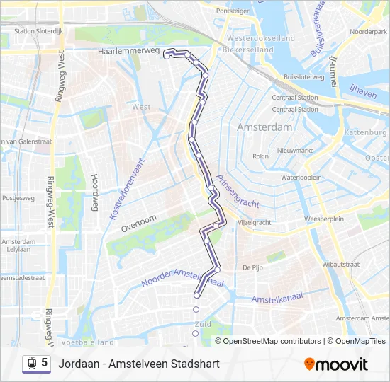 5 Light Rail Line Map