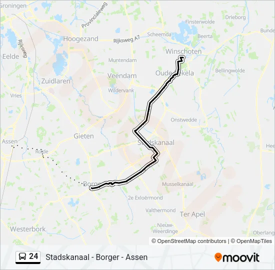 24 Bus Line Map