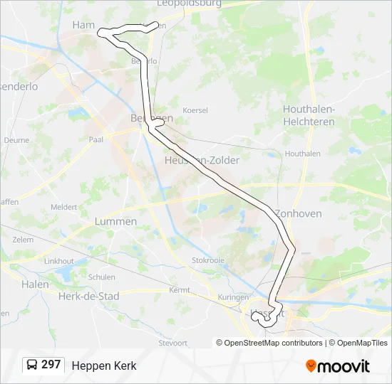 297 Bus Line Map