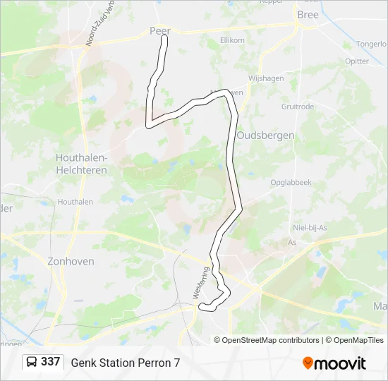 337 Bus Line Map