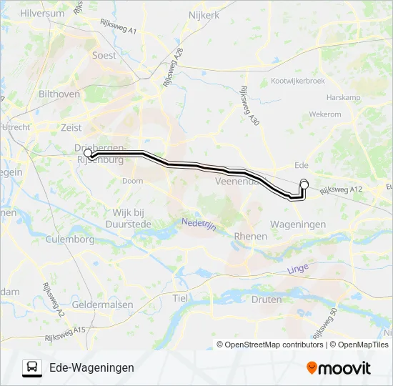 SNELBUS IPV TREIN Bus Line Map