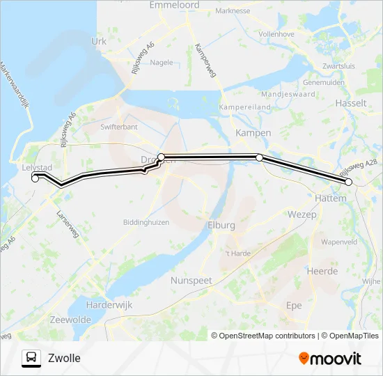 STOPBUS IPV TREIN Bus Line Map
