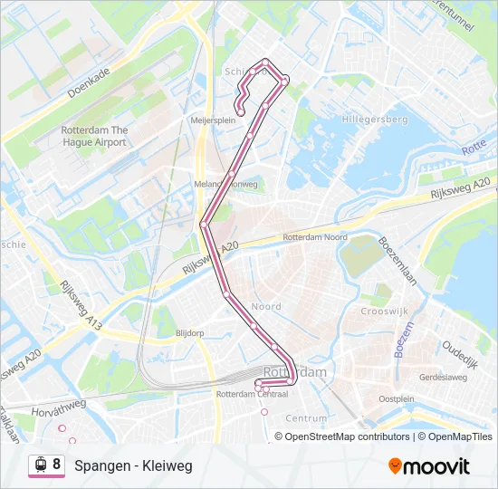 8 Light Rail Line Map