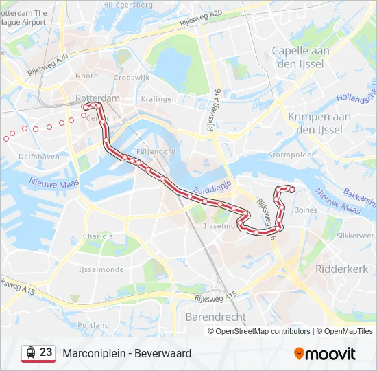 23 Light Rail Line Map