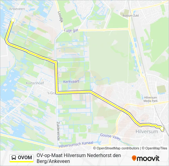 OVOM Bus Line Map