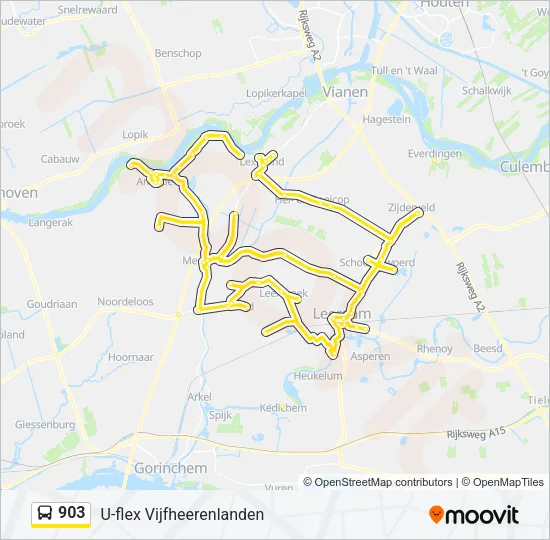 903 Bus Line Map