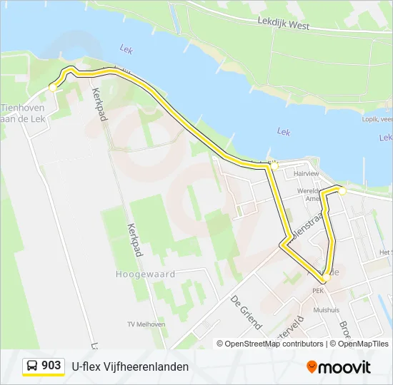 903 Bus Line Map