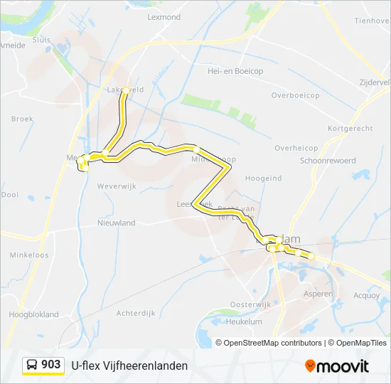 903 Bus Line Map