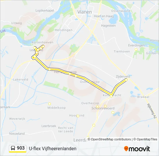 903 Bus Line Map