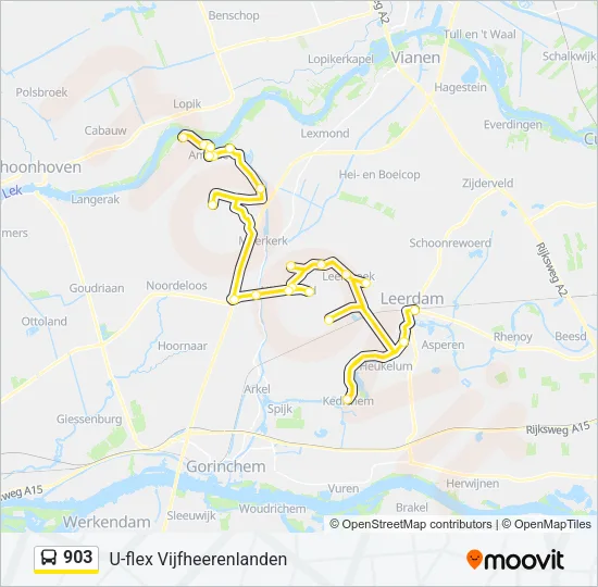 903 Bus Line Map