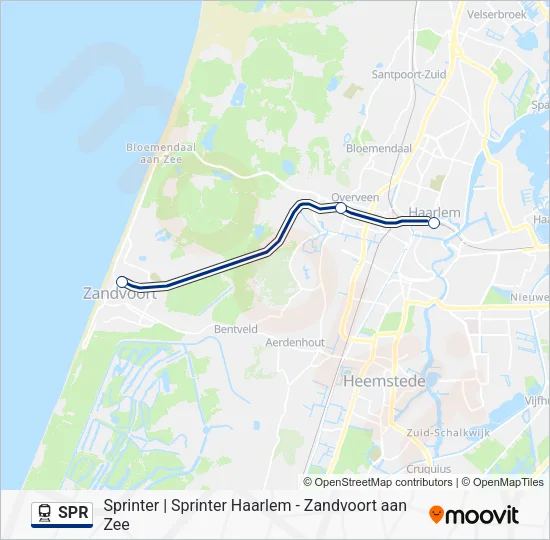SPR Train Line Map