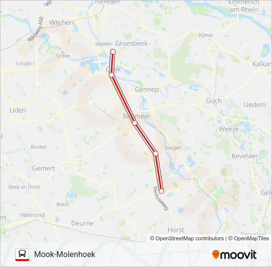 STOPBUS IPV TREIN  Line Map