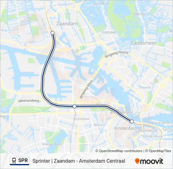 SPR Train Line Map
