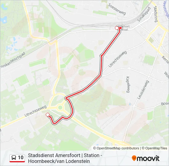 10 Bus Line Map