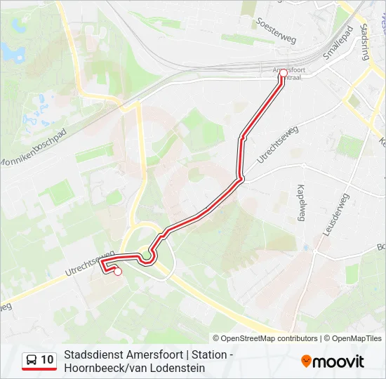 10 Bus Line Map