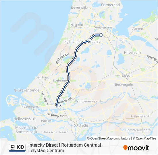 ICD Train Line Map
