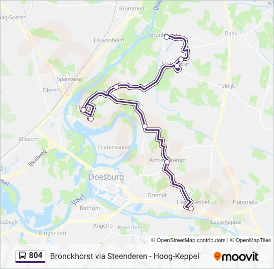 804 Route: Schedules, Stops & Maps - Reserveerrrreis (Updated)
