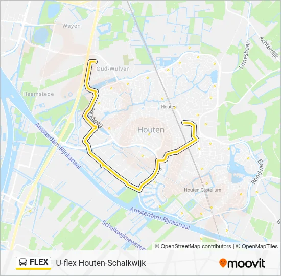 FLEX Bus Line Map