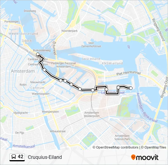 42 Route: Schedules, Stops & Maps - Cruquius-Eiland (Updated)
