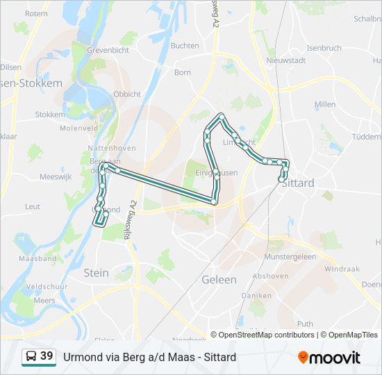 39 Bus Schedule Near Me 39 Route Schedules Stops Maps Sittard Updated