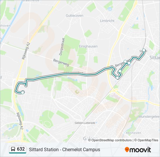 632 bus Line Map