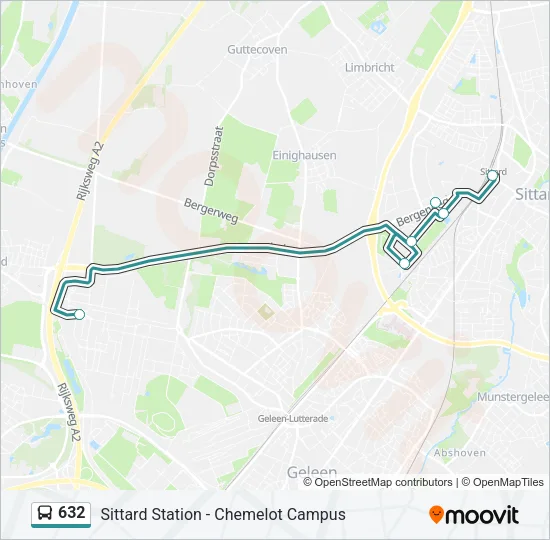 632 Bus Line Map