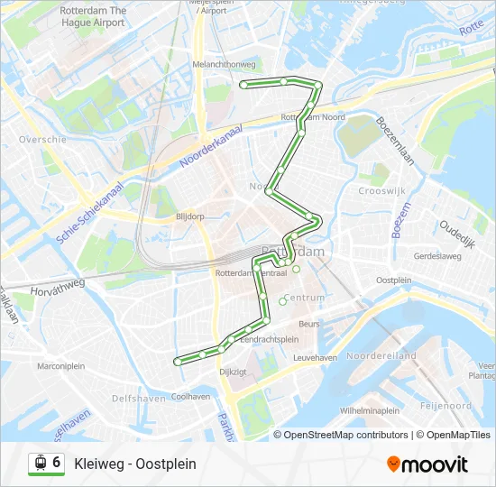 6 Light Rail Line Map