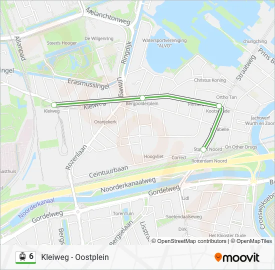 6 Light Rail Line Map