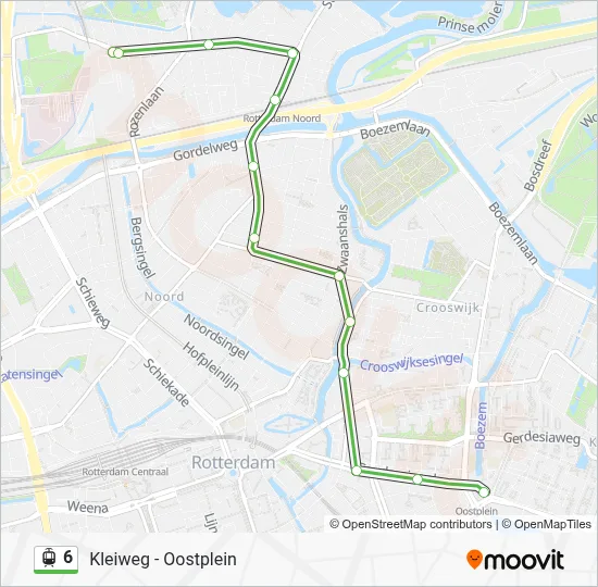 6 Light Rail Line Map