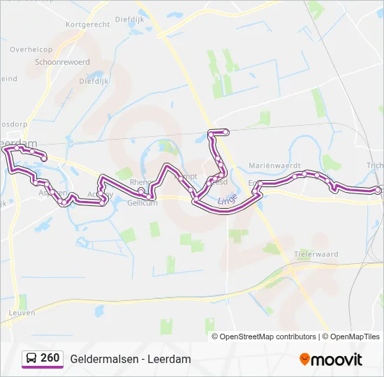 260  Line Map