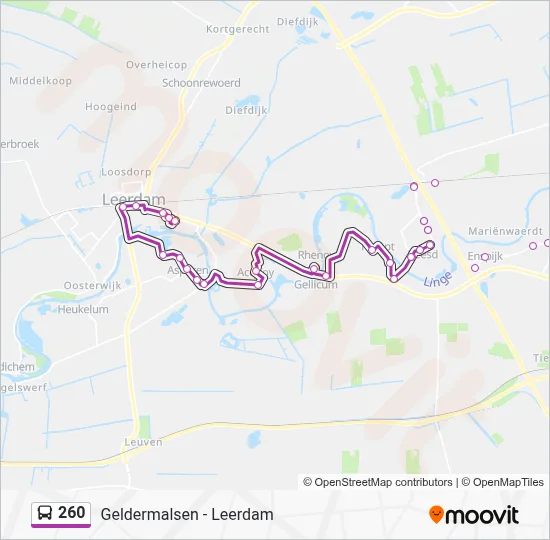 260  Line Map