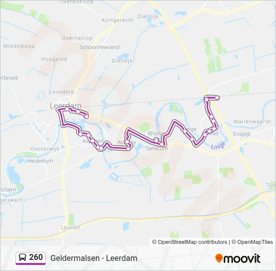 260  Line Map