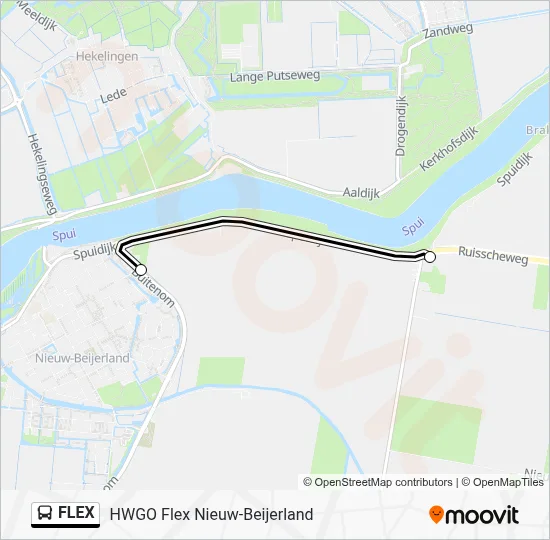 FLEX Bus Line Map
