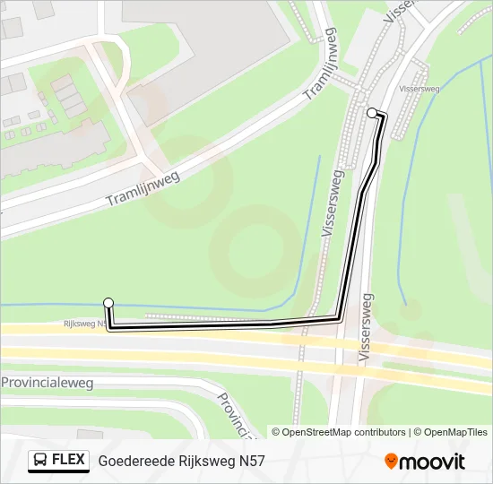 Bus FLEX lijnkaart