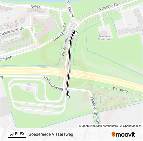 Bus FLEX lijnkaart