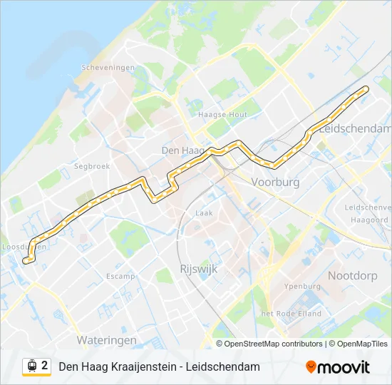 2 Light Rail Line Map