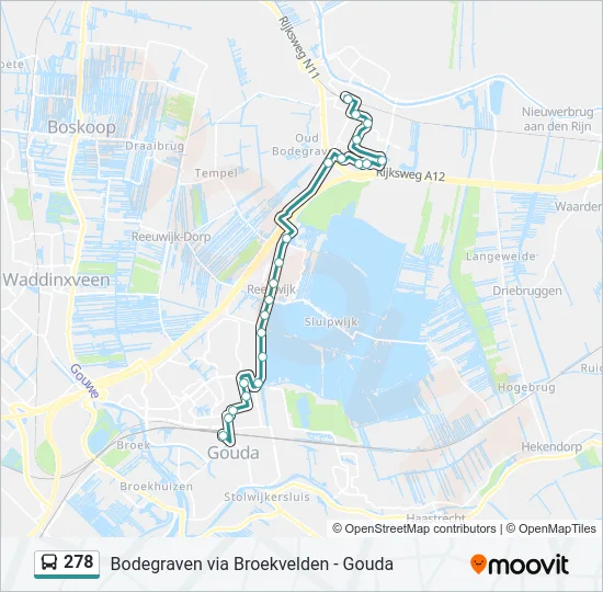 278 Bus Line Map