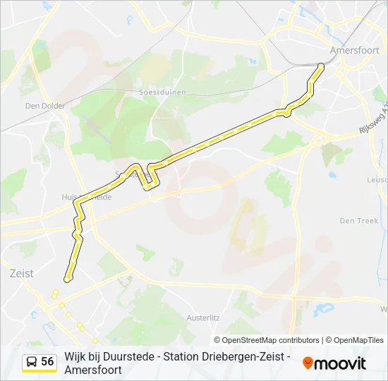 56 Bus Line Map