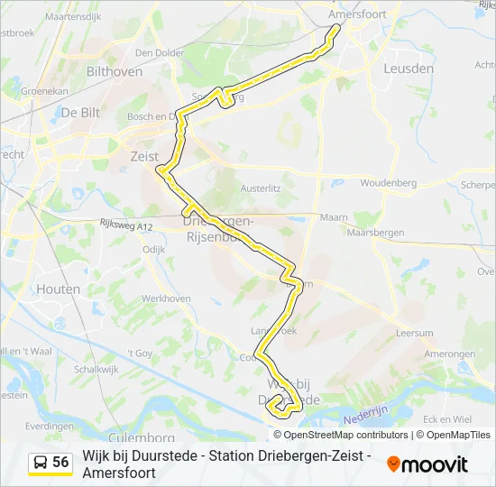 56 Bus Line Map