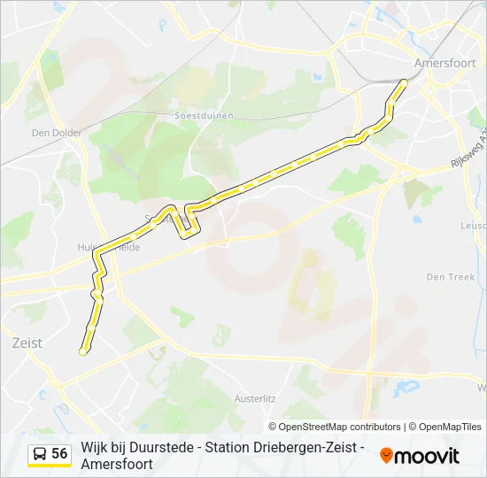 56 Bus Line Map