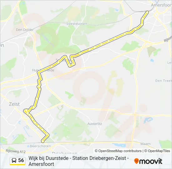 56 Bus Line Map