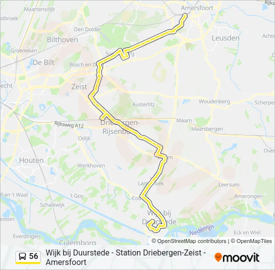 56 Bus Line Map