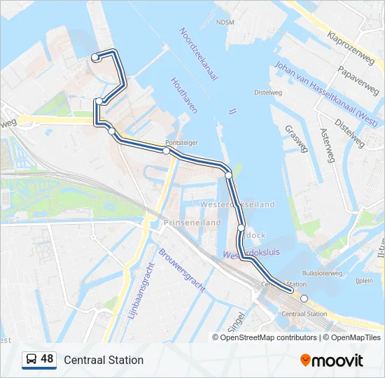 48 Bus Line Map